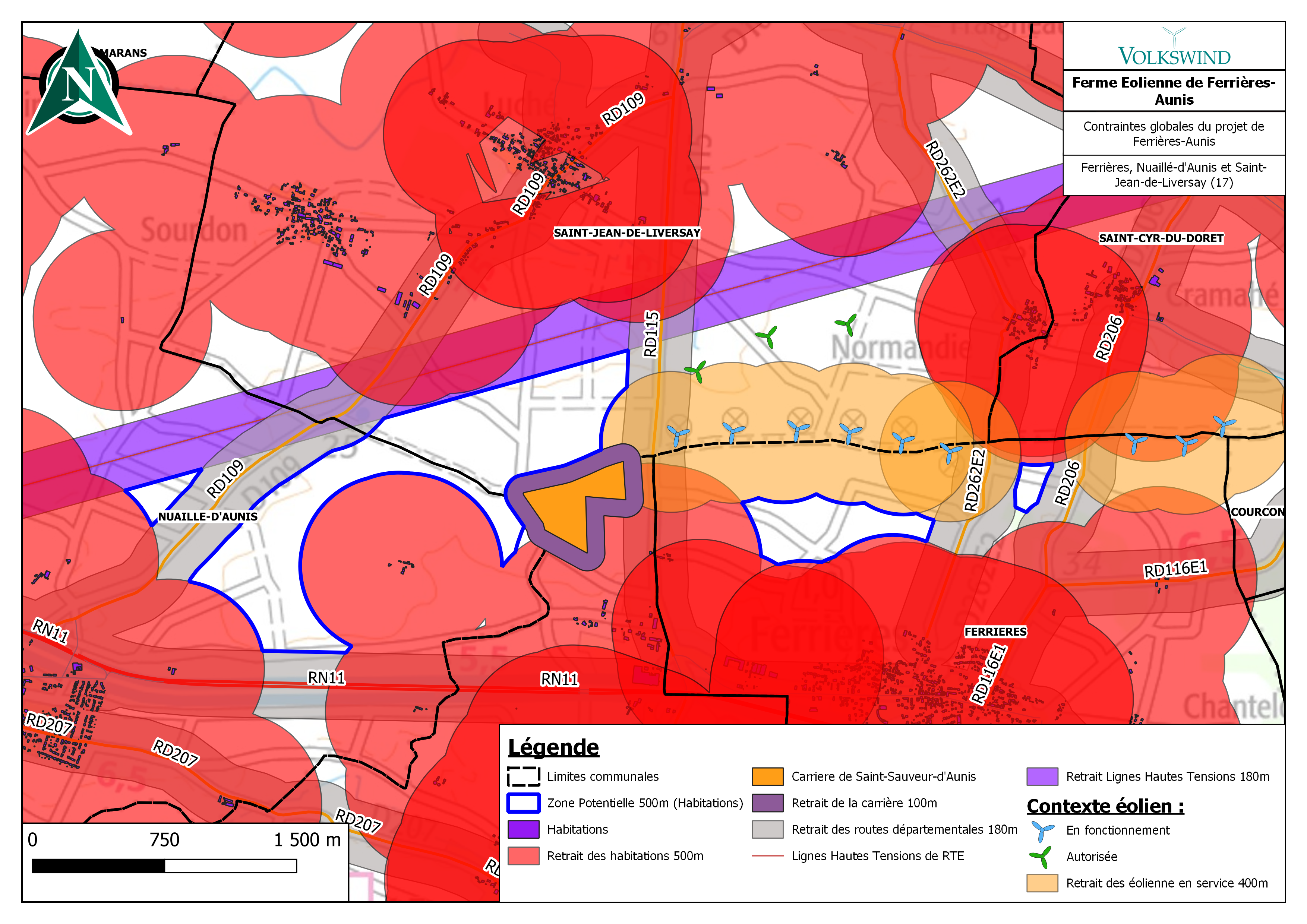 carte des contraintes